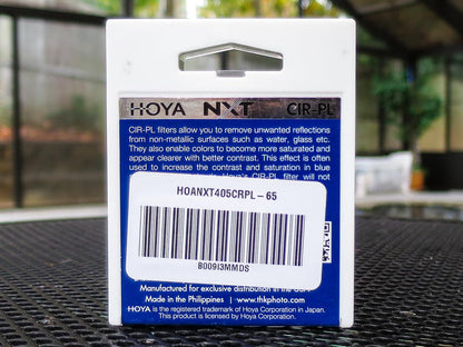 Hoya NXT Circular Polarizer 40.5mm CPL Filter