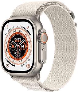 Apple Apple Watch Ultra 49MM Starlight Alpine (Renewed)