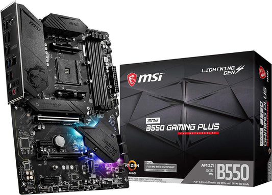 MSI MPG B550 Gaming Plus - AMD AM4 ATX Motherboard