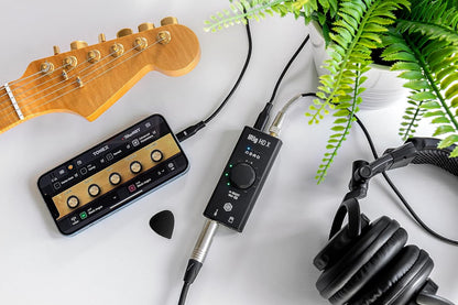 IK Multimedia IP-IRIG-HDX-IN Guitar Audio Interface: 96 kHz, iPhone/iPad/PC