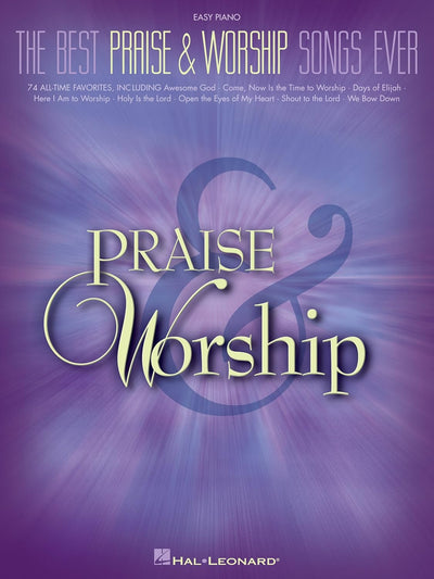 Hal Leonard Best Praise & Worship Easy Piano Songbook