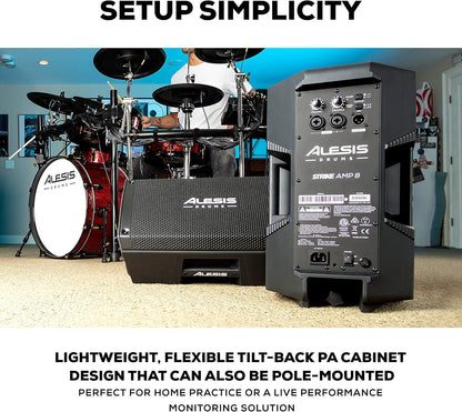 Alesis Strike Amp 8, 2000W Electronic Drum Amplifier (Renewed)