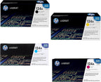 HP HPCE259A 124A Q6000A Toner Cartridge 4-Color Set