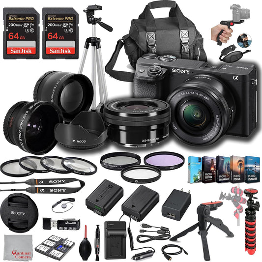 Sony a6400 Mirrorless Camera with 16-50mm Lens Bundle