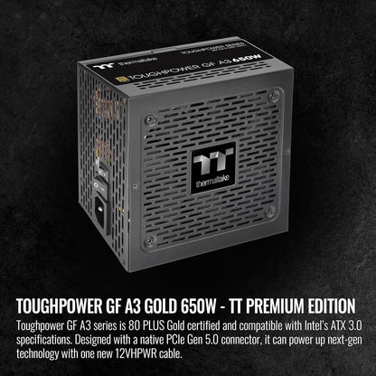 Thermaltake Toughpower GF A3 650W 80+ Gold ATX 3.0 PSU