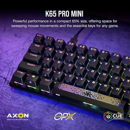 Corsair CH-91A401A-NA K65 PRO Mini RGB Gaming Keyboard