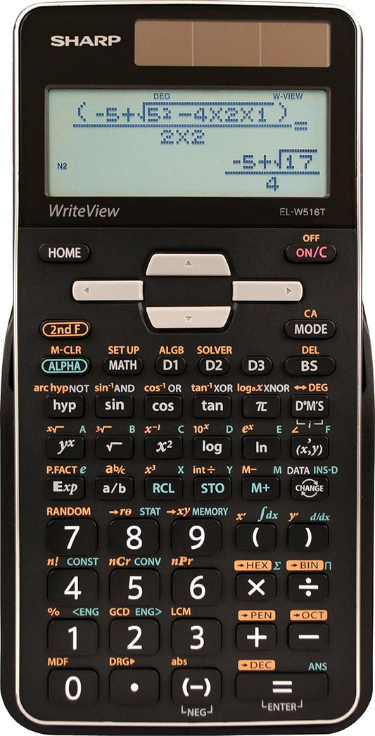 Sharp ELW516TBSL Advanced Scientific Calculator WriteView