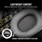 Corsair CA-9011281-NA HS55 Wireless Gaming Headset White