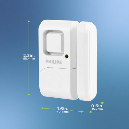 Philips LRM3420W/27 Window and Door Alarm 2-Pack
