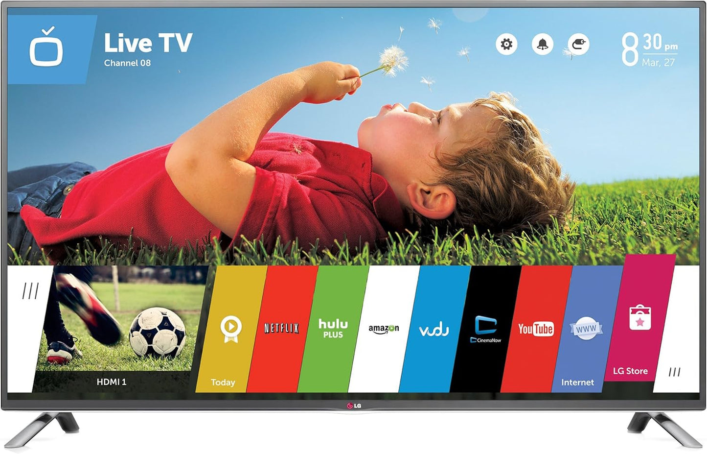 LG 65LB6300 65-Inch 1080p 120Hz Smart LED TV