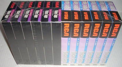 RCA Blank VHS Tapes T-120/T-160 12-Pack
