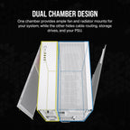 Corsair CC-9011270-WW iCUE 6500X RGB White PC Case