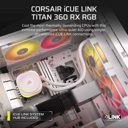 Corsair CW-9061021-WW iCUE Link Titan 360 RX RGB Liquid CPU Cooler