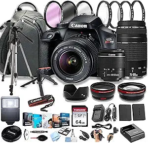 Canon EOS Rebel T100 DSLR Camera Bundle