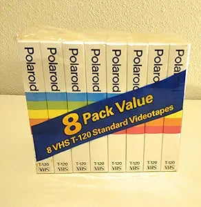 Polaroid 4331965020 Supercolor VHS 8-Pack