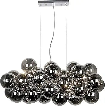 Misc 10lt Horiz. Pendant Pc Smoked Glass Dimmable — main product image