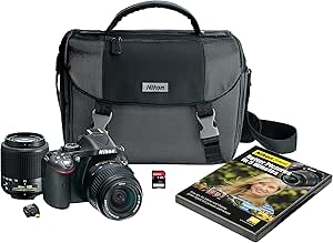 Nikon 13461 D5200 DSLR: 18-55mm & 55-200mm Lenses + Extras