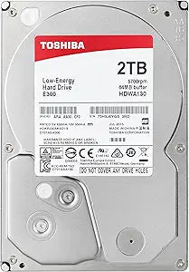 Toshiba HDWA120UZSVA E300 2TB 3.5IN SATA Internal HDD