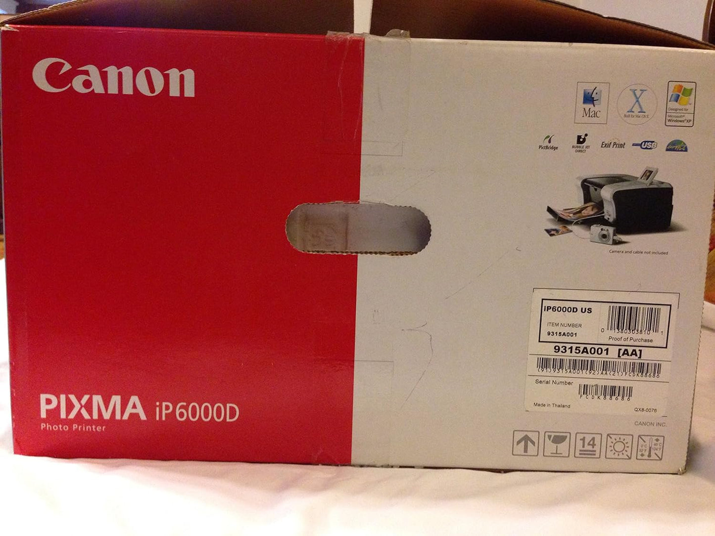 Canon 9315A001 PIXMA iP6000D Photo Printer