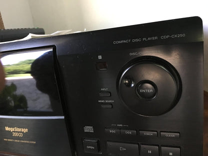 Sony CDP-CX250 MegaStorage 200 CD Changer Player