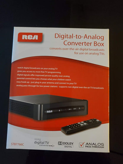 RCA STB7766C Digital to Analog Converter Box