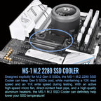 Thermaltake MS-1 M.2 2280 SSD Cooler Heatsink Blower Fan
