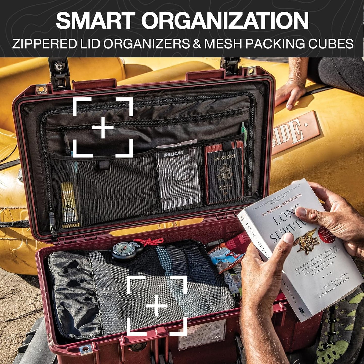 Pelican Air Travel Cases Carry-on Hard Case Luggage