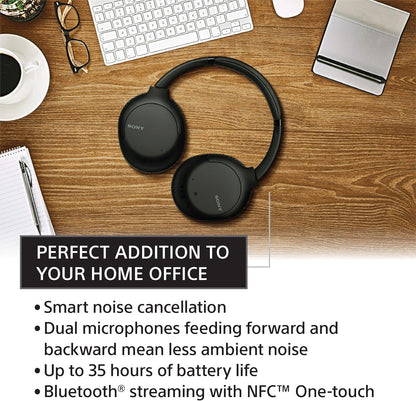 Sony CRT3SNWHCH710NB Wireless Noise-Canceling Headphones (Renewed)