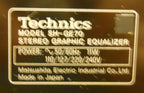 Technics SH-GE70 Stereo Graphic Equalizer 7-Band