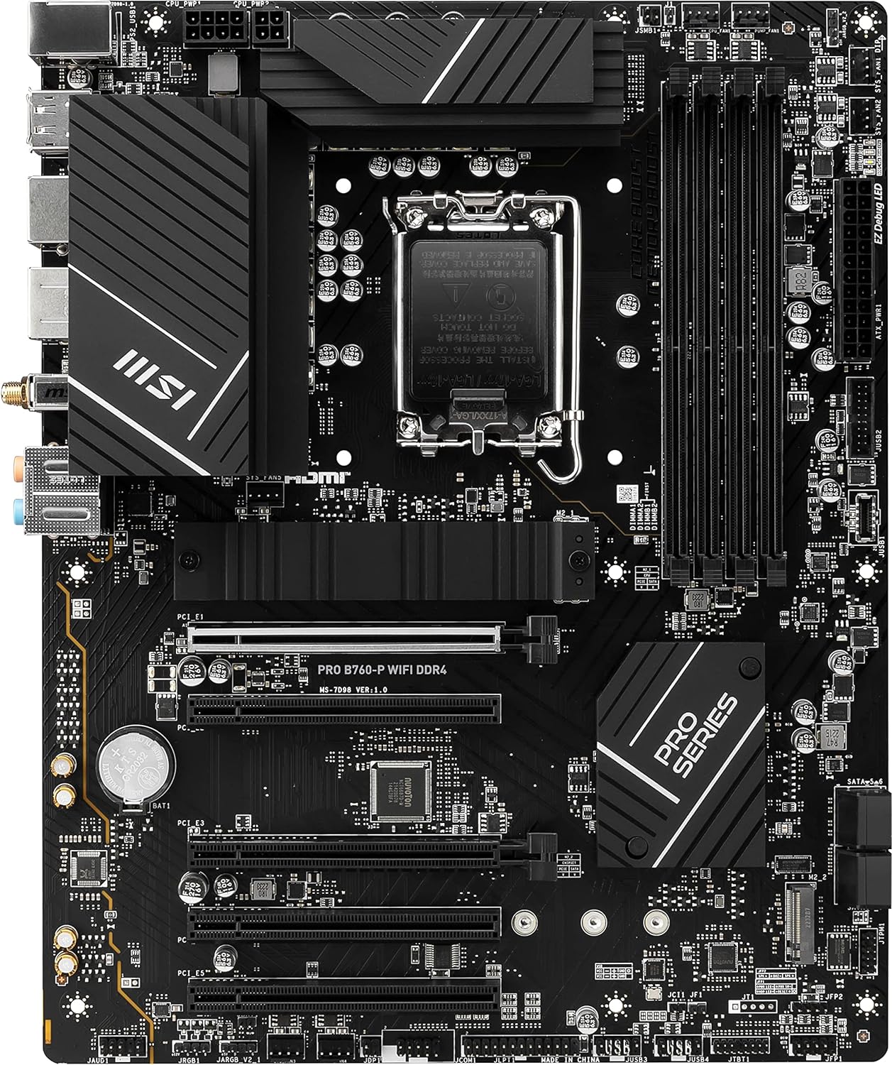 MSI PROB760PWIFID4 B760-P WiFi DDR4 Motherboard