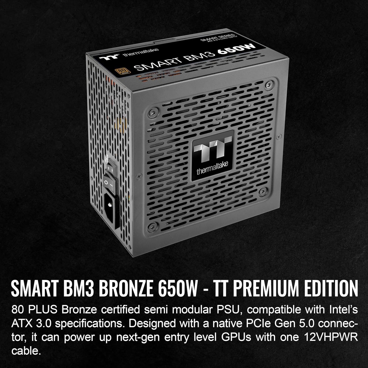 Thermaltake PS-SPD-0650MNFABU-3 650W ATX 3.0 PSU