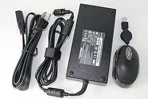 Toshiba PA3546U-1ACA 180W Laptop AC Adapter + Mouse — main product image