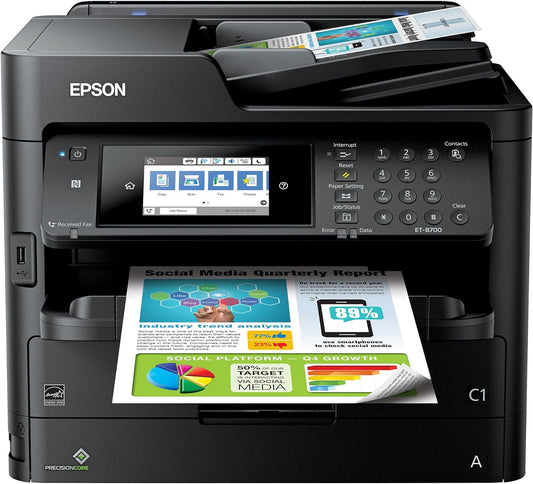 Epson ET-8700 Workforce Pro EcoTank Printer Wireless