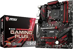 MSI B450 GAMING PLUS AMD Ryzen Motherboard — main product image