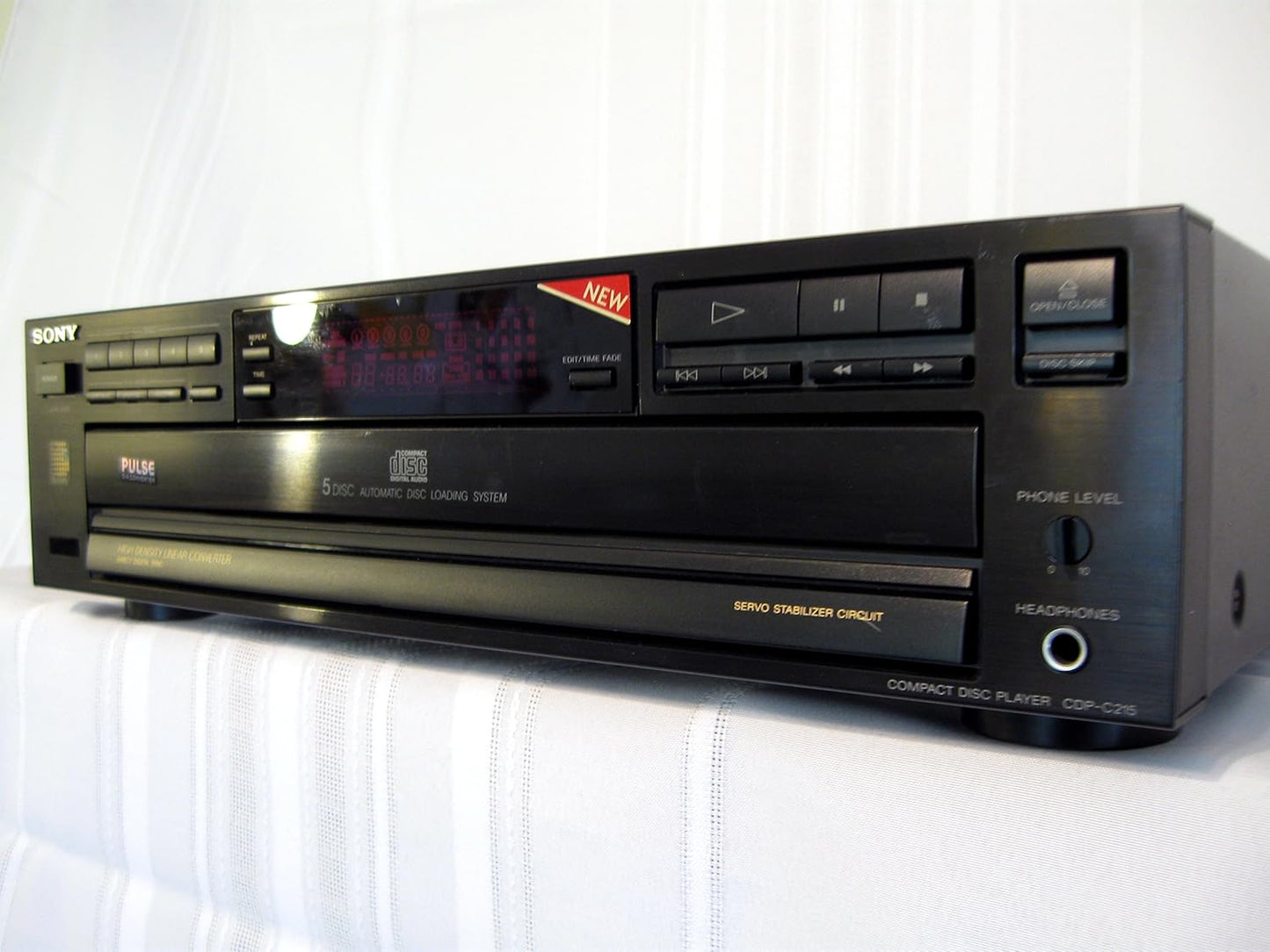 Sony CDP-C215 5-Disc CD Player Carousel Tray