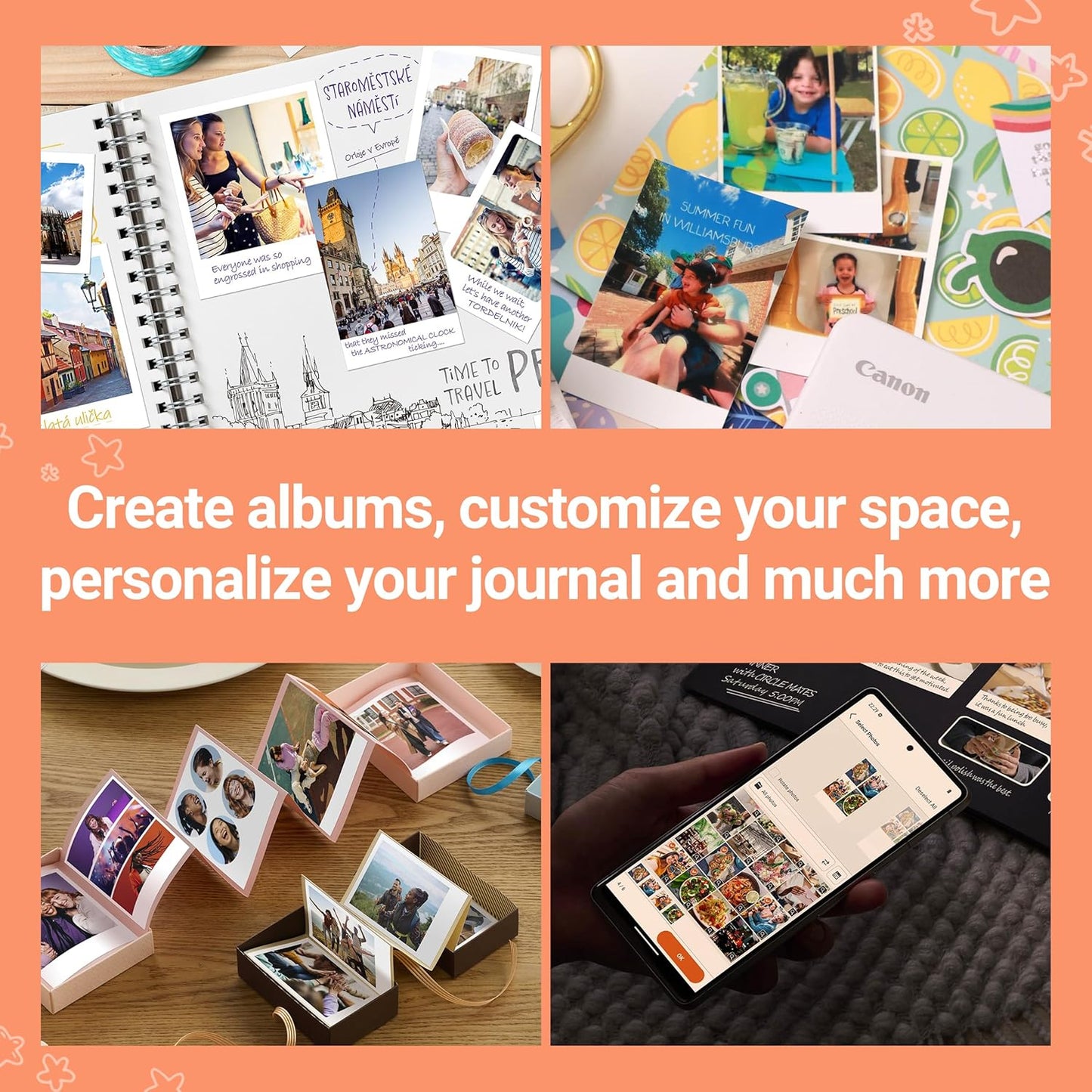 Canon SELPHY QX20 White Compact Photo Printer