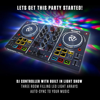 Numark Party Mix DJ Controller Serato DJ Lite