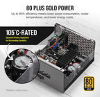 Corsair CP-9020201-NA RM1000x 80+ Gold 1000W PSU