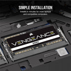 Corsair CMSX64GX5M2A4800C40 Vengeance 64GB DDR5 4800MHz SODIMM Laptop RAM