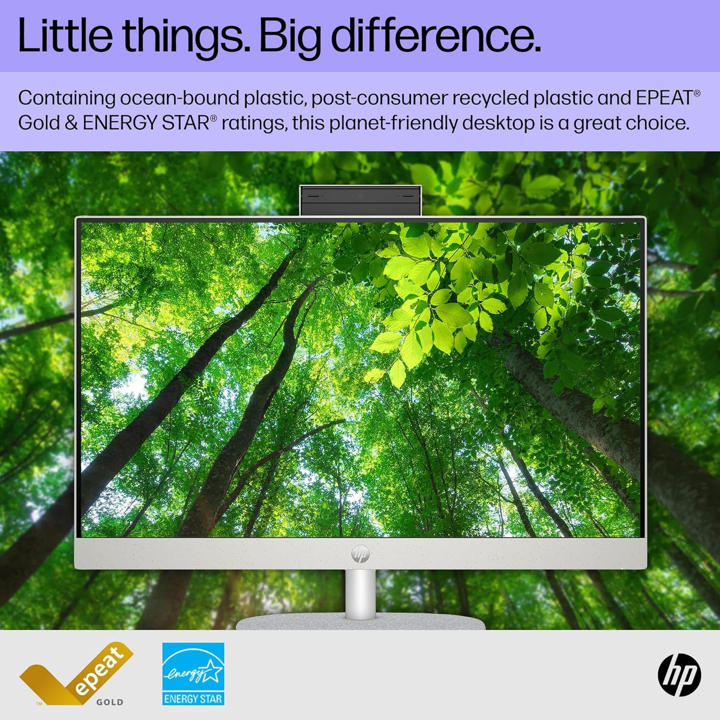 HP 8R2K4AA#ABA 23.8-inch All-in-One Desktop i3-N300
