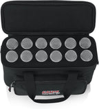 Gator Cases GM-12B Microphone Bag Padded Carry Case