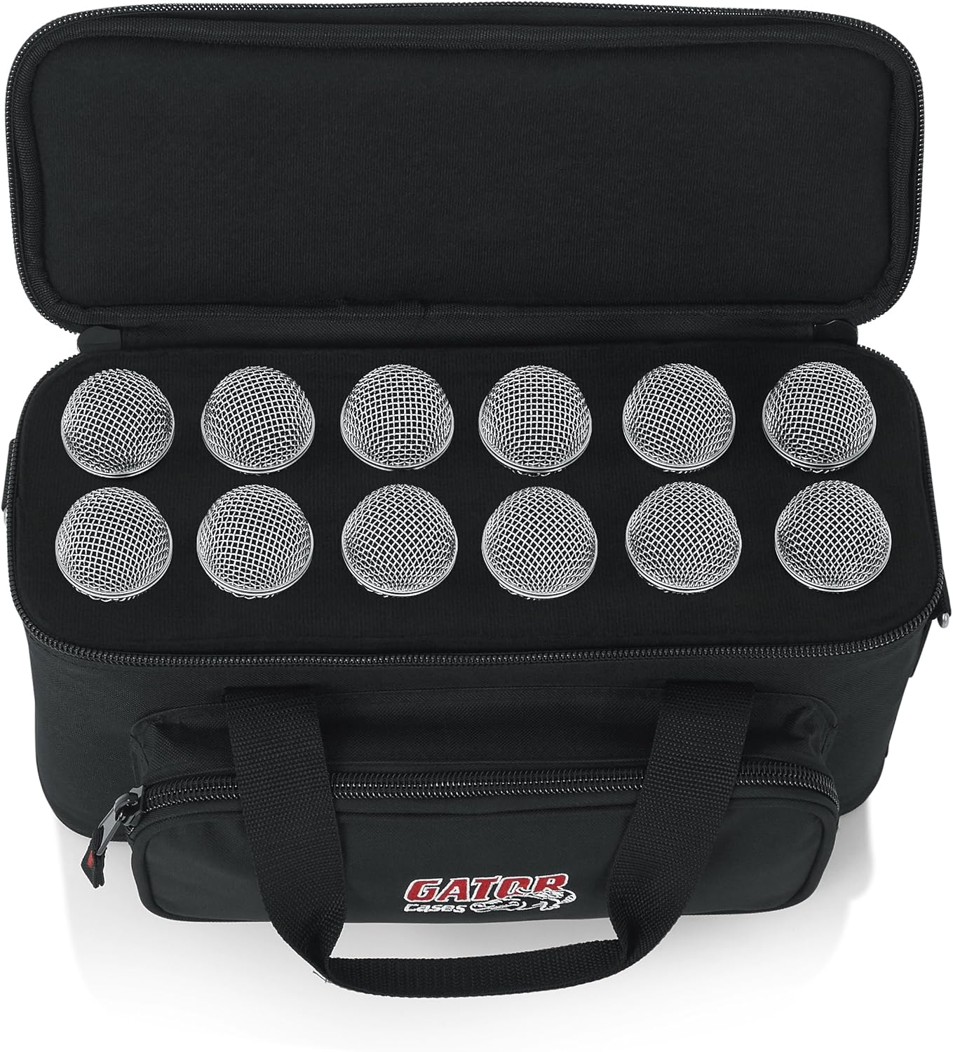 Gator Cases GM-12B Microphone Bag Padded Carry Case