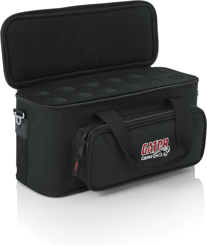 Gator Cases GM-12B Microphone Bag Padded Carry Case