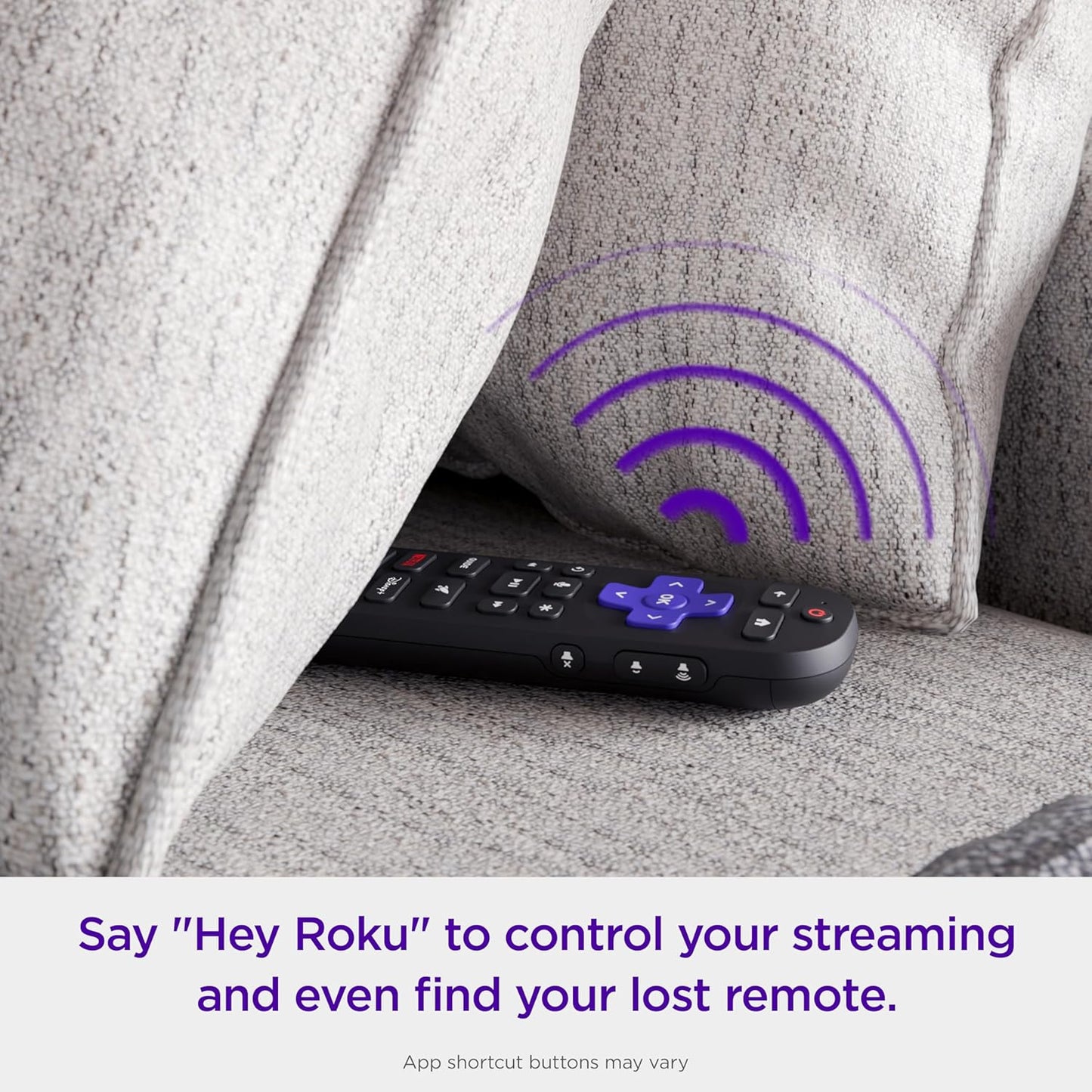 Roku RCB1R Voice Remote Pro (2nd Ed.) Rechargeable