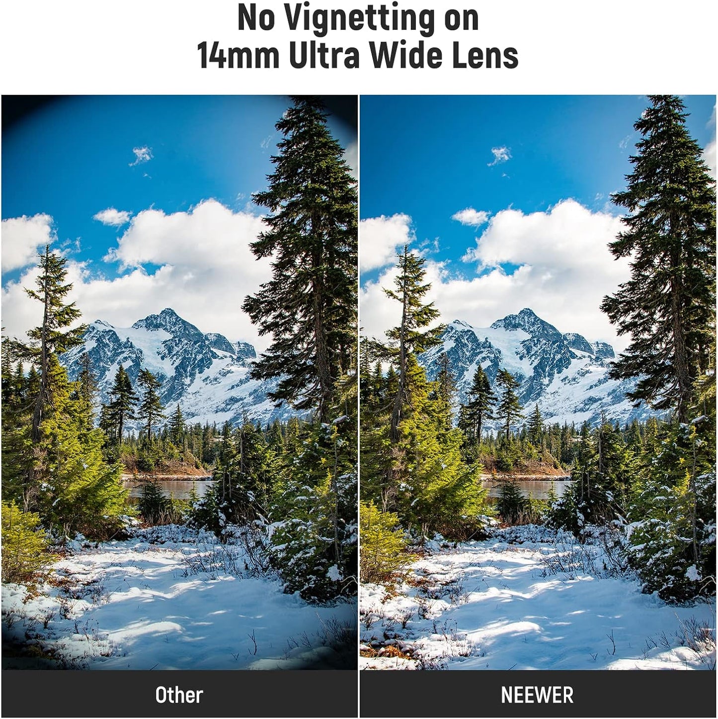 Neewer 55mm CPL UV Filter Kit HD Optical Glass