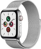 Apple Series 5 44mm GPS + Cellular Stainless Steel Renewed