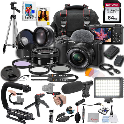 Sony ZV-E10 16-50mm Vlogging Camera Bundle 4K