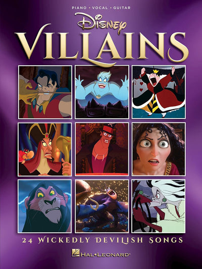 Hal Leonard Corporation Disney Villains Songbook Piano Vocal Guitar