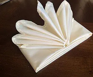 Atlas Kitchen Ivory Cream Dinner Napkins Set of 4