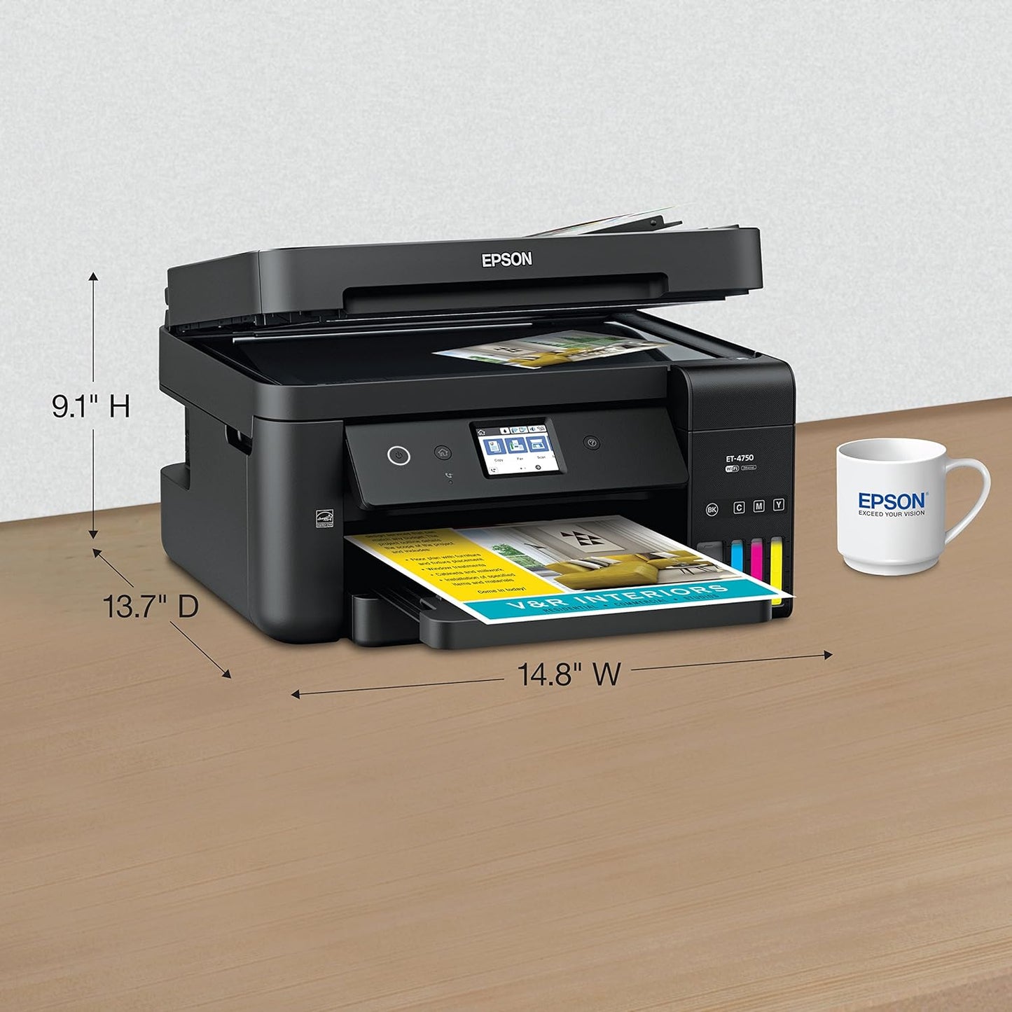 Epson C11CG19201 WorkForce ET-4750 EcoTank All-in-One Printer